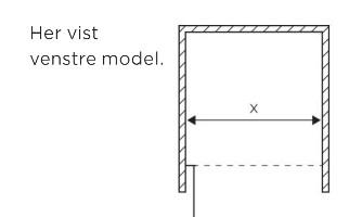 Strømberg Noma 20 brusedør - 90 cm - Klar glas/børstet messing