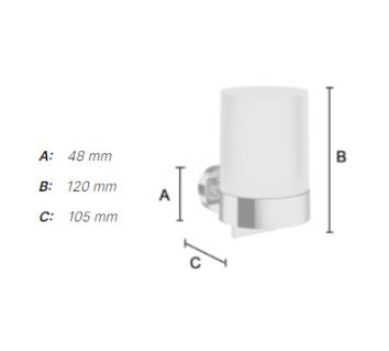 Smedbo Home sæbedispenser til væg - Mat sort