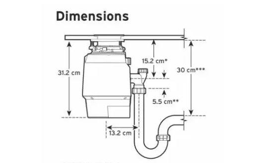 Insinkerator køkkenkværn Premium 550EC