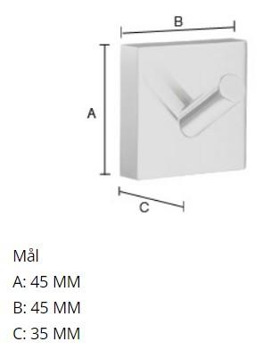 Smedbo House håndklædekrog - Mat sort