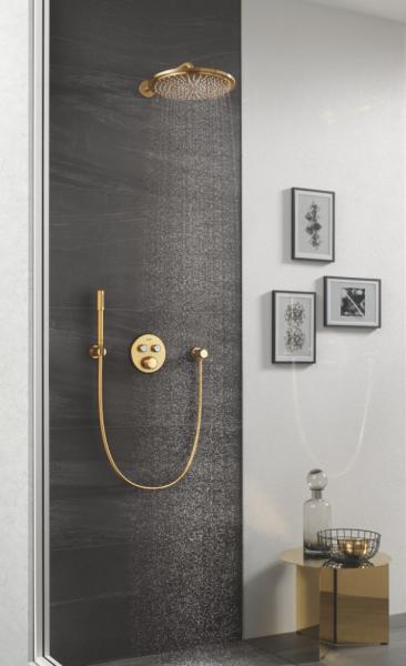 Grohe SmartControl komplet brusesystem med Rainshower 310 hovedbruser til indbygning - Poleret Cool Sunrise