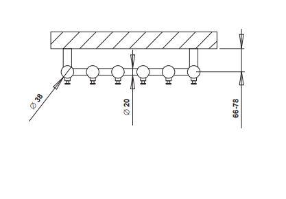 Strømberg Regus el-håndklædetørrer - 42x150 cm - Hvid