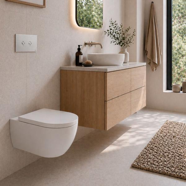 COBA v&aelig;gh&aelig;ngt toilet inkl. s&aelig;de m/SoftClose og QuickRelease