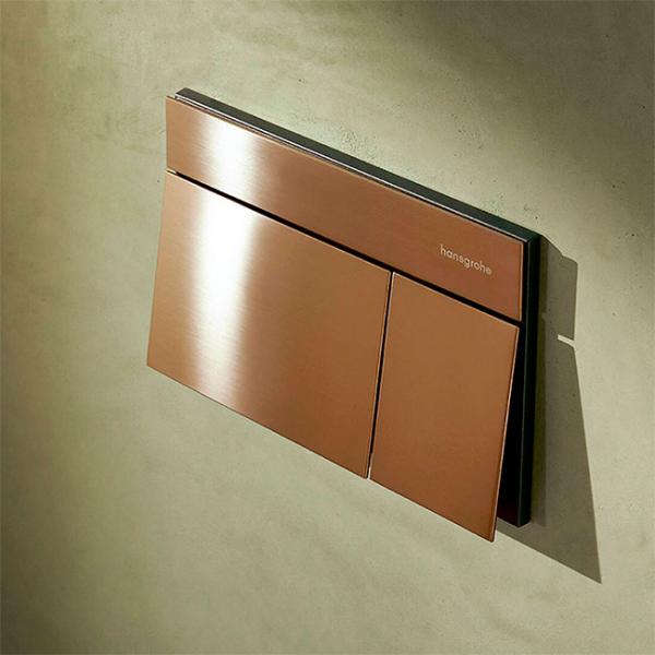 hansgrohe iFrame Element E betjeningsplade - B&oslash;rstet bronze