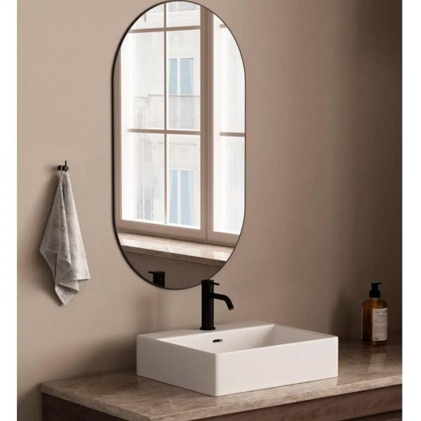 Lavabo Mira 140 RS h&aring;ndvaskarmatur - Mat sort