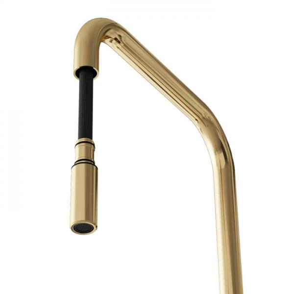 Lavabo Alkymist 788 RS Square køkkenarmatur m/udtræk - Børstet messing PVD Lavabo Alkymist 788 RS Square køkkenarmatur m/udtræk - Børstet messing PVD
