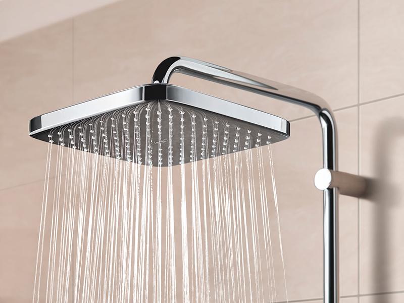 Grohe komplet brusesystem m/hovedbruser - Krom