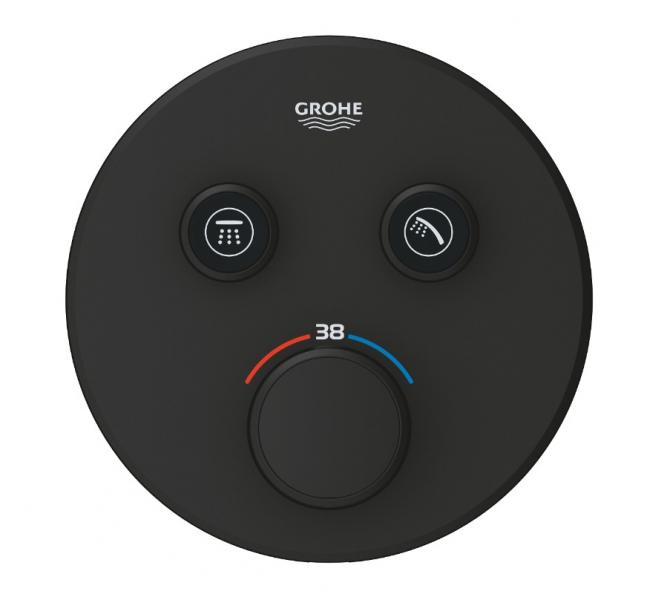 Grohe Grohtherm SmartControl termostat t/indbygning - Mat sort