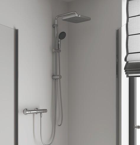 Grohe Vitalio Start System 250 Cube brusesystem m/omskifter - Krom