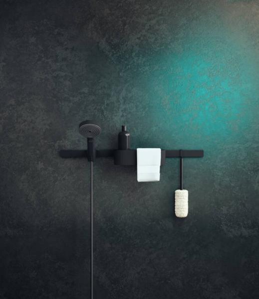 Hansgrohe WallStoris smal krog - 2 stk - Mat sort