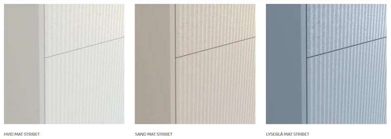 Dansani Mido+ Classic 81 møbelsæt m/Amber vask og 2 skuffer - Striber/mat sand Dansani Mido+ Classic 81 møbelsæt m/Amber vask og 2 skuffer - Striber/mat sand