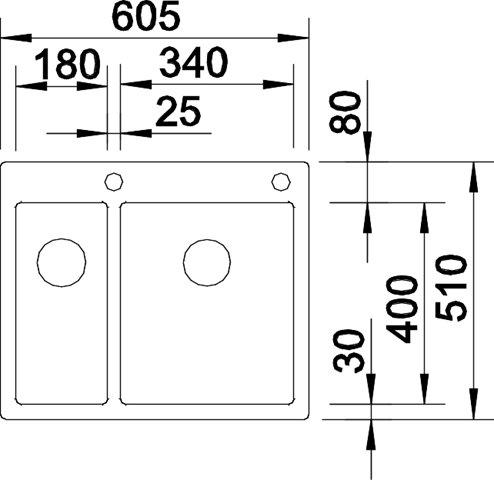 Blanco Claron 340/180-IF/A køkkenvask