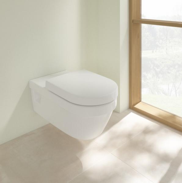 Villeroy & Boch ViCare Rimless væghængt toilet - Hvid