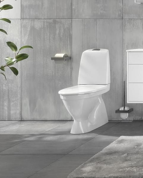 Gustavsberg Nautic 1500 toilet m/Hygienic Flush, C+ og sæde