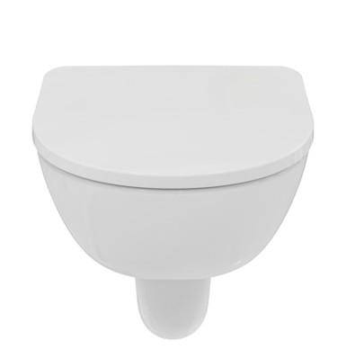 Ideal Standard i-life A væghængt toilet m/Rimless+ og sæde m. softclose og Easy LiftOff