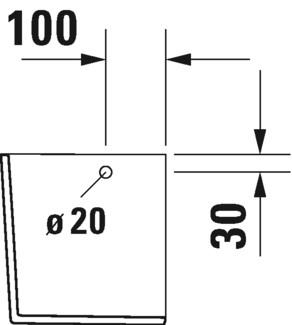 Duravit No. 1 halvsøjle