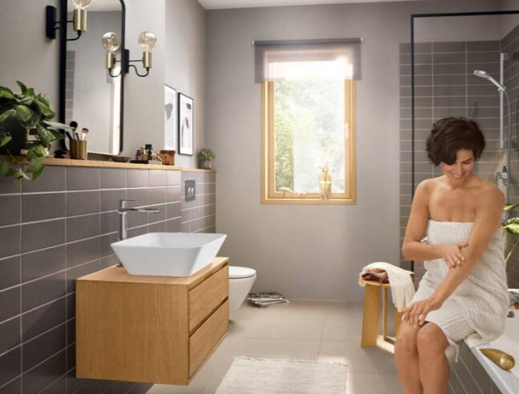 Hansgrohe Rebris E 240 håndvaskarmatur m/Coolstart og bundventil - Krom