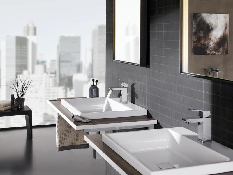 Grohe Essence New M håndvaskarmatur m/bundventil - Poleret hard graphite