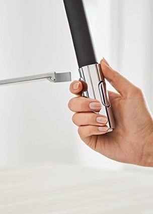 Grohe Concetto køkkenarmatur m/profi-bruser - Krom/sort