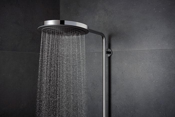 hansgrohe Pulsify S Puro 260 Showerpipe 1jet m/EcoSmart, EcoStat Fine og 3jet håndbruser - Krom