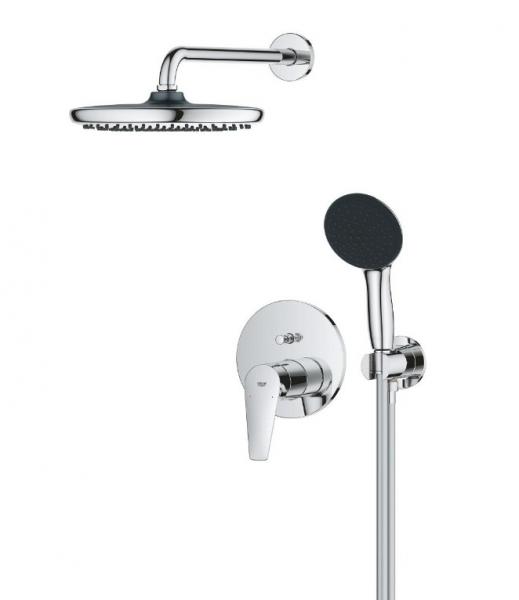 Grohe Start Edge 250 komplet brusesystemet til indbygning - Krom