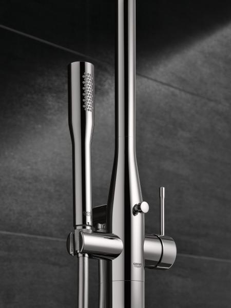 Grohe Essence fritstående komplet brusesystem - Krom