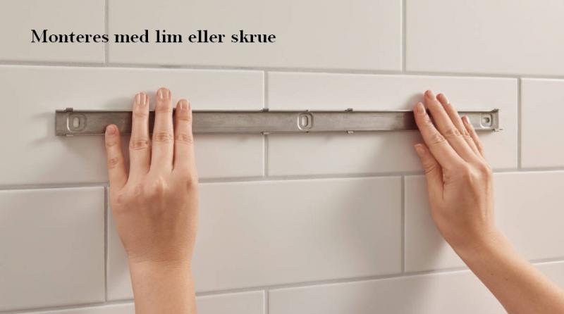 Hansgrohe WallStoris Skinne - 50 cm - Mat sort