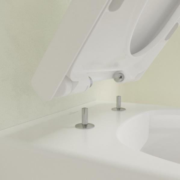 Villeroy & Boch Avento Rimless væghængt toilet inkl. sæde - Hvid