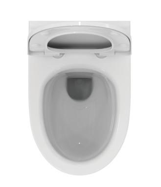 Ideal Standard i-life A væghængt toilet m/Rimless+ og sæde m. softclose og Easy LiftOff