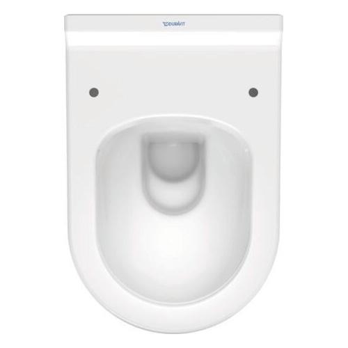 Duravit Starck 3 væghængt toilet rimless m/HygieneGlaze u/sæde