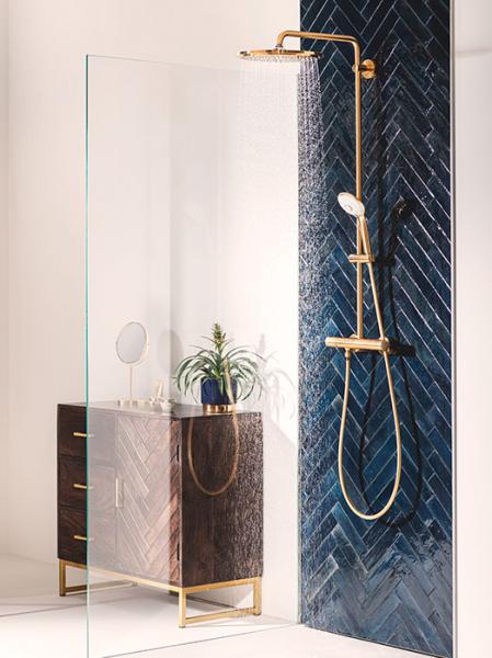 Grohe Essence & Euphoria komplet pakke til bad - Børstet Cool Sunrise Grohe Essence & Euphoria komplet pakke til bad - Børstet Cool Sunrise
