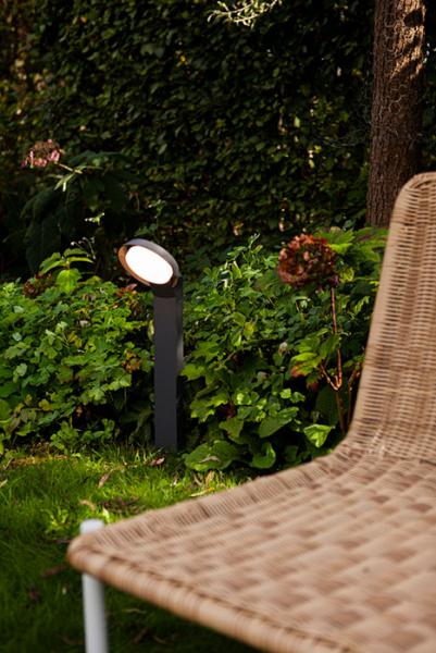 Lutec Architectural Polo udendørs standerlampe - Mørk grå