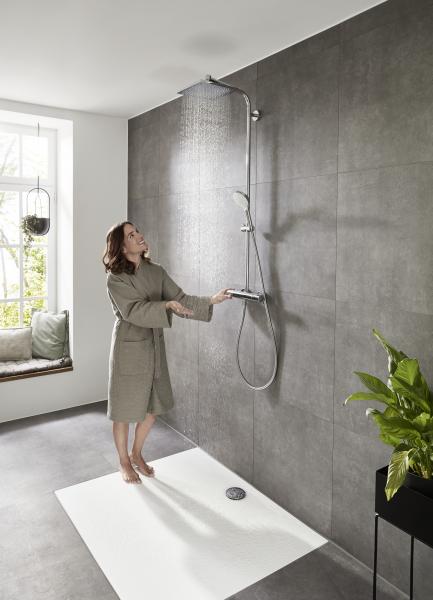 Hansgrohe Crometta E 240 Showerpipe - Ecosmart