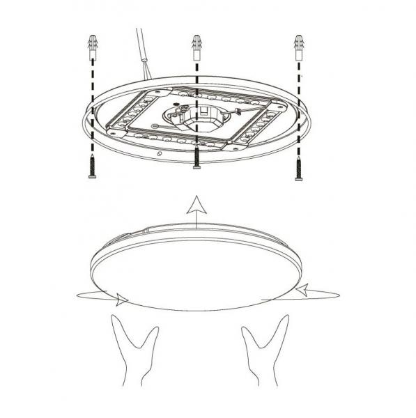 Eglo Marunella væg- og loftslampe