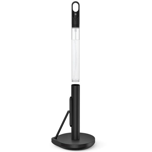 Simplehuman køkkenrulleholder m/spray - Sort