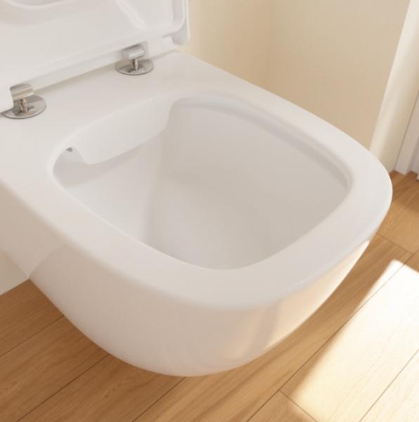 Villeroy & Boch Antheus Rimless væghængt toilet m/Ceramic+ - Hvid