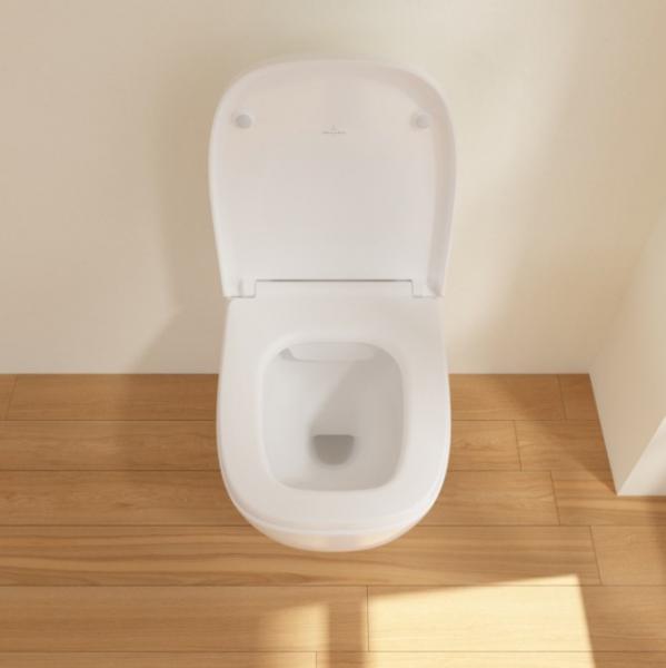 Villeroy & Boch Antheus Rimless væghængt toilet m/Ceramic+ - Hvid