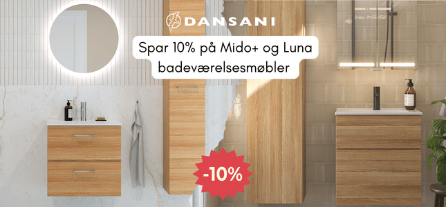 Spar 10% p&aring; Dansani Mido+ og Dansani Luna