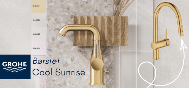 Grohe b&oslash;rstet Cool Sunrise