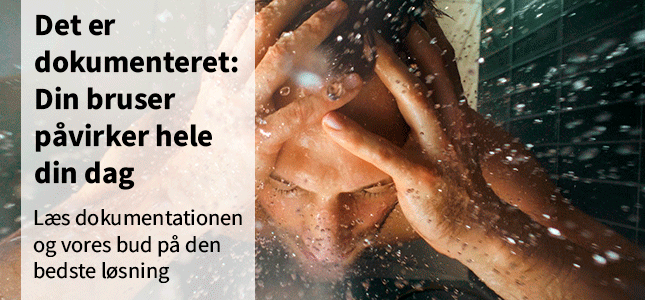Ny artikel p&aring; bloggen: S&aring;dan p&aring;virker brusebadet din dag