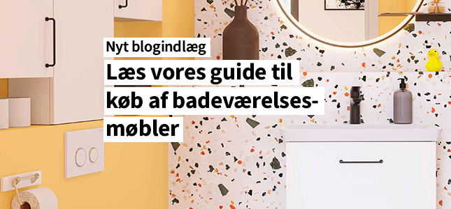 Læs vores guide til køb af badeværelsesmøbler her