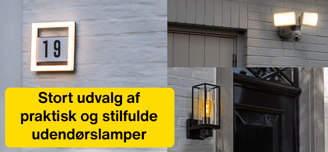 Udendørslamper - stort udvalg