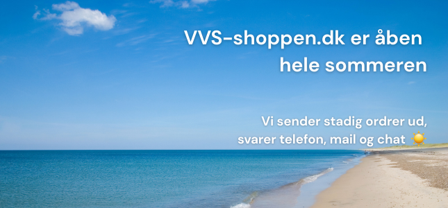 VVS-shoppen er &aring;ben hele sommeren