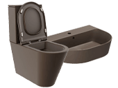 Lavabo farvet porcel�n